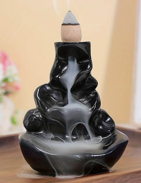 Porta incenso cascata di fumo - 9 cm