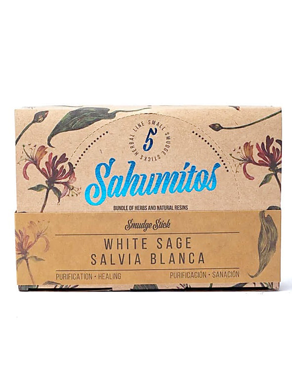 Kit 5 Smudge composti di erbe aromatiche e Salvia Bianca - Sagrada Madre