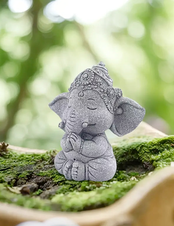 Statua - Baby Ganesh preghiera