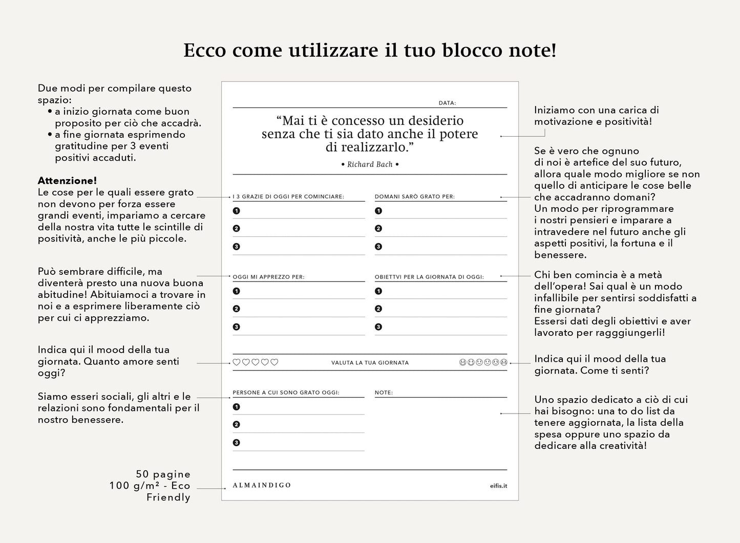 Il mio Blocco Note di crescita: Gratitudine