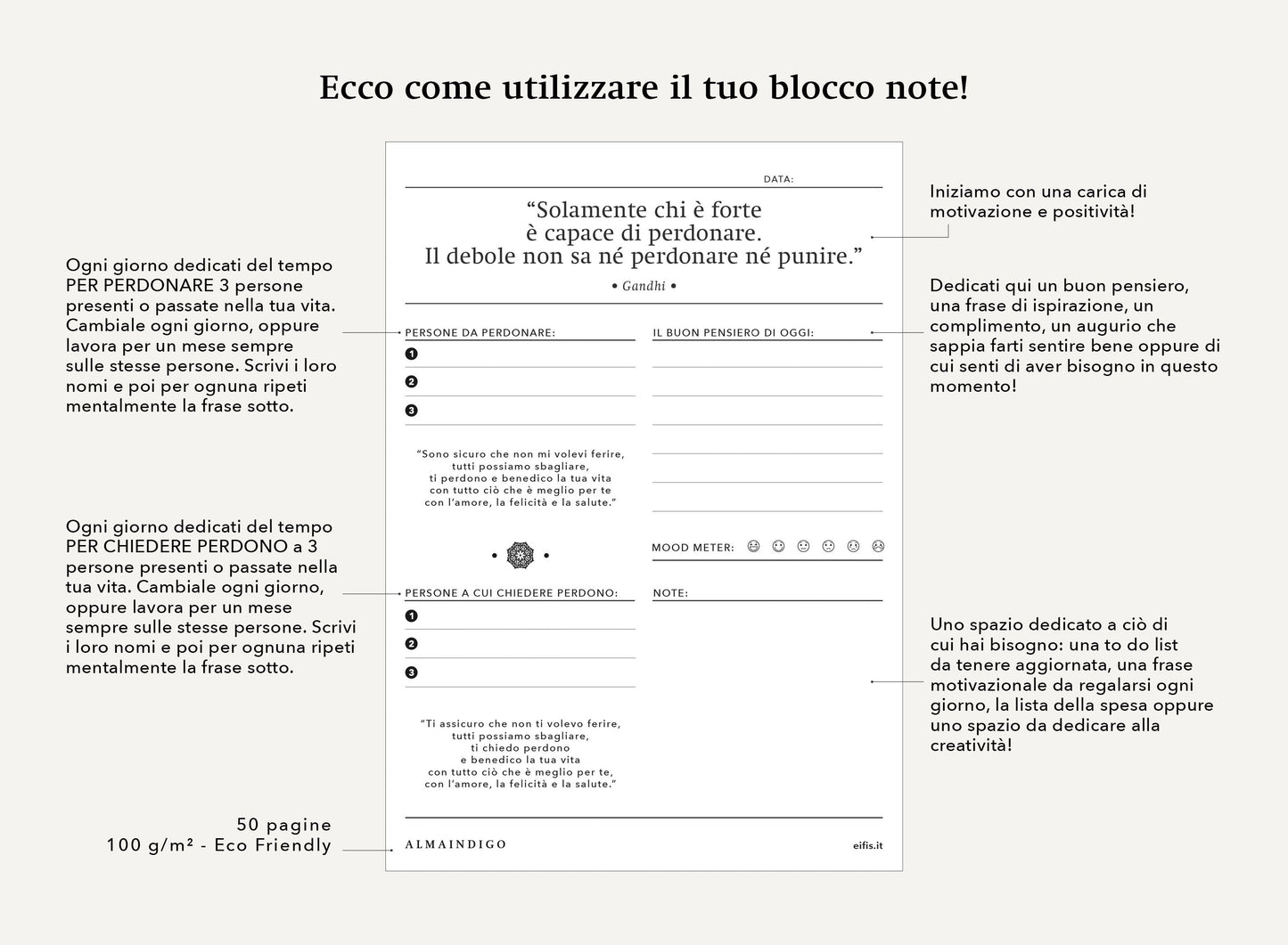 Il mio Blocco Note di crescita: Perdono