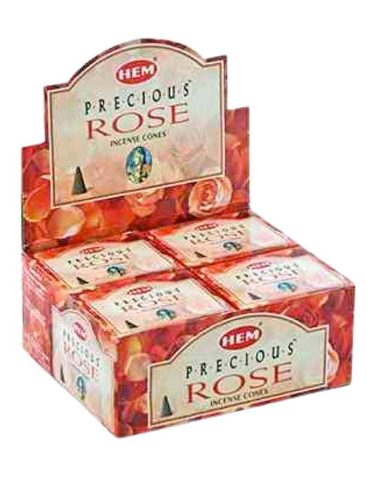 Incenso Rosa Preziosa Hem - coni